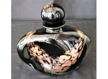 Hand Blown Michele Luzoro French Art Glass Perfume Bottle