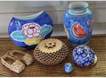 Eclectic Coastal Inspired Decorative Accessories  Vases & More