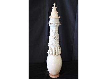 Handcrafted Qinqbai Vase & Cover Song Dynasty?