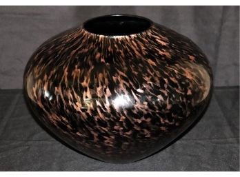 Vintage Silvestri Mouth Blown Murano Style Art Glass Vase