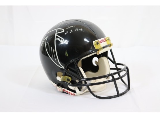Michael Vick # 7 Atlanta Falcons  Autographed Helmet With Collector's Case