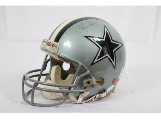 Troy Aikman # 8 Dallas Cowboys Autographed Helmet With Collector's Case CBM 1865 Cardboard Memories