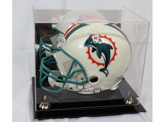 Dan Marino Miami Dolphins Autographed Helmet With Collector's Case And Authenticated By JSA