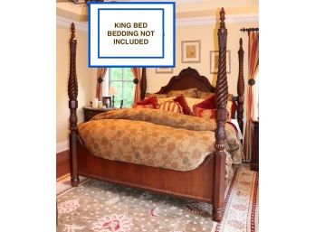 King Side Bed With Post By Thomasville
