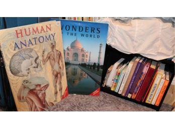 Lot Of Assorted Books Includes Wonders Of The World And Human Anatomy