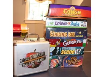 Lot Of Assorted Children's Games, The Singing Bee, Are You Smarter Than A 5th Grader
