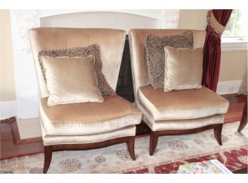 Pair Of Schnadig Cushioned Chairs