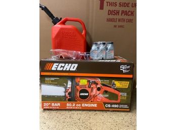 Echo 20' Bar 50.2 Cc Engine Professional Grade Chainsaw Model # CS-490
