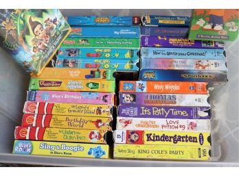 Lot Of Assorted Of Original Children's VHS Tapes, Ronald  McDonald And More