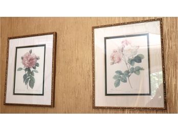 Pair Of Floral Print Pictures