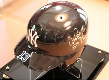Alex Rodriguez New York Yankees #13 - 4013  Autographed Helmet 500 Homerun Club Helmet
