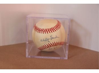 Whitey Ford Autographed Baseball UDP 15815 23/125