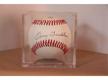 Oscar Gamble New York Yankees Autographed Baseball And Card