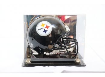 Terry Bradshaw Pittsburgh Steelers Autographed Helmet With Collector's Case And COA From All American Coll