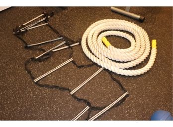 Work Out Rope And Speed Ladder