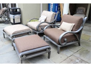 Set Of 2 Cast Classics Aluminum Outdoor Chairs