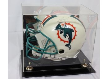 Dan Marino Miami Dolphins Autographed Helmet With Collector's Case And Authenticated By JSA