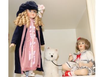 Collectible Dolls Includes Madeleine And Harry Porcelain Doll 'Sweethearts Of Summer '