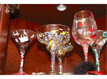 5 Piece Lot Drinking Glasses