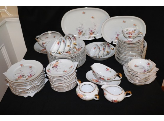 Service For 12 Of Chalfonte CPC Bavaria Germany Indian Summer Porcelain China, A Beautiful Fall Pattern