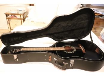 Black Fender Acoustic Guitar With Case - Serial 090413638 CD60Black