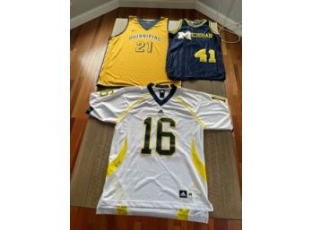 Sports Jerseys Includes Michigan Football #16 Size M, Basketball # 41 M 38-40 & Quinnipiac 21
