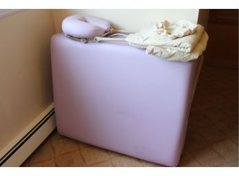 Oakworks Purple Folding Massage Table With Headrest
