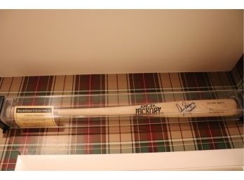 Alex Rodriguez Autographed Old Hickory Bat Bookmark Certificate & Hologram Certificate By Signature 8014