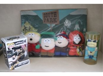 Assortment Of Anime South Park, Pops, Monkey Vs. Robot