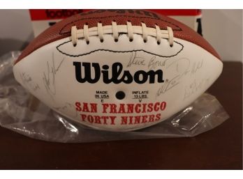 Vintage Wilson NFL Official Football  San Francisco Forty Niners Signed