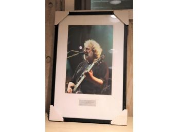 Signed George Kalinsky Framed Photograph Of Jerry Garcia From MSG In October 1994