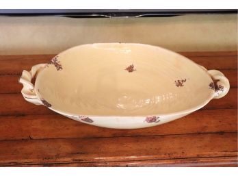 Beautiful Pottery Serving Dish By Fortunati Tuscany Italy