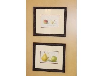 'Fruhe Alexander & Hardenponts Winterbutterbirne' Matted Fruit Prints By Stromberg
