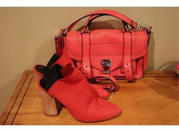 Proenza Schouler Designer Handbag Made In Italy & Phillip Lim Suede Shoes Made In Italy Size 36