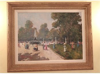 Beautiful Signed Oil Impressionist Painting
