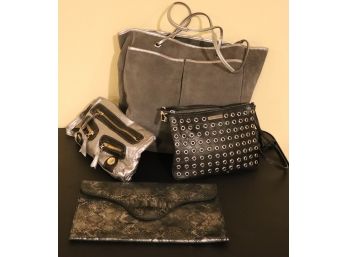 Womens Handbags- JJ Winters Faux Snakeskin Print, Rebecca Minkoff, Gusto, Anya Hindmarch London