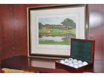 The Belfry Signed By Graeme W Baxter & Golf Balls From The Harry Pezzullo 16th Invitational Golf Tourname