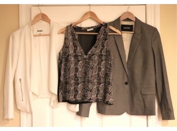 Womens Clothing BB Dakota XS  Zadig & Voltaire Deluxe Jacket Size Small & Josie Sleeveless Blouse Small
