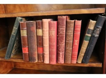 Collection Of Antique Books Assorted Titles & Language