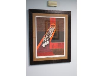 Lithograph Signed By Artist 657/700 In A Quality Double Matted Frame