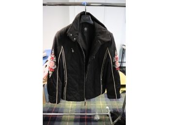 Bogner Black Jacket Designed By Joan Thylmann Size 6