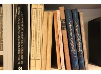 Lot Of 11 Vintage Books, Includes Double Vol. Of Autograph Poetry In The English Language Limited Ed Of 1500,