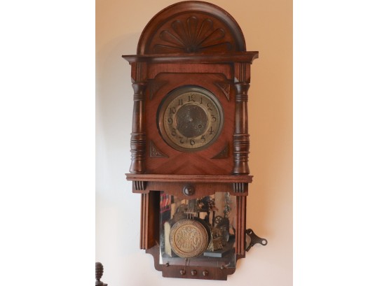 Late Victorian Era Regulator Clock Of Fine Woods