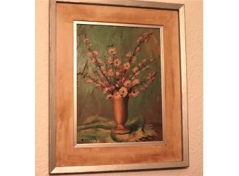 Signed R Cassina  Painting Oil On Board Painting