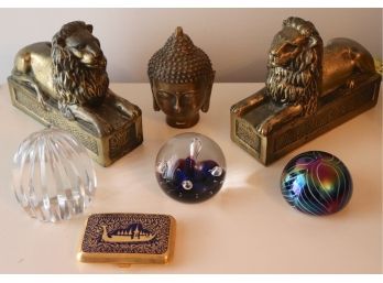 Assorted Eclectic Decorative Accessories  Perfect For Your Personal Home Office!