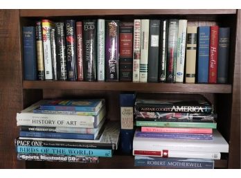 Vintage Books Including Robert Motherwell Photos, Birds Of The World, History Of Art, And Extraordinary Lives