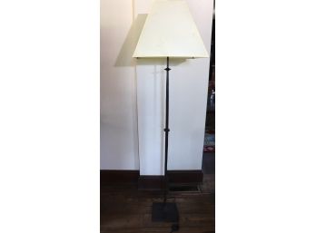 Modern Style Wrought Iron Floor Lamp With Paper Shade