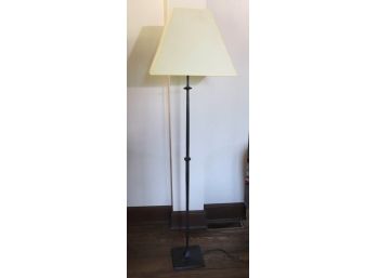 Modern Style Wrought Iron Floor Lamp With Paper Shade
