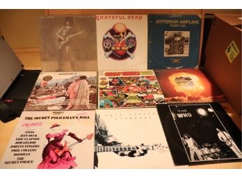Vintage Records - Grateful Dead, Jefferson Airplane, Jeff Beck, Woodstock, The Who, Eric Clapton, Cheap Thrill