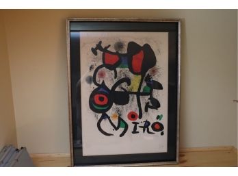 Framed And Matted Print 76/150 - Signed And Number Joan Miro